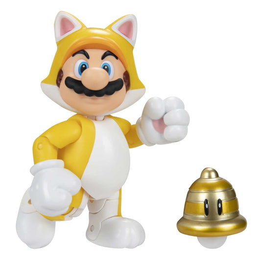 Nintendo Super Mario personaggi articolati 10 cm – Cat Mario